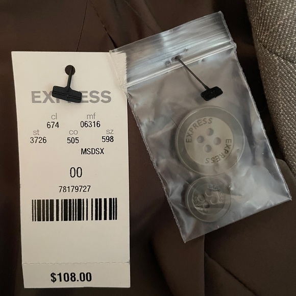 New Express Pinstripe Blazer - Women’s - Picture 4 of 5